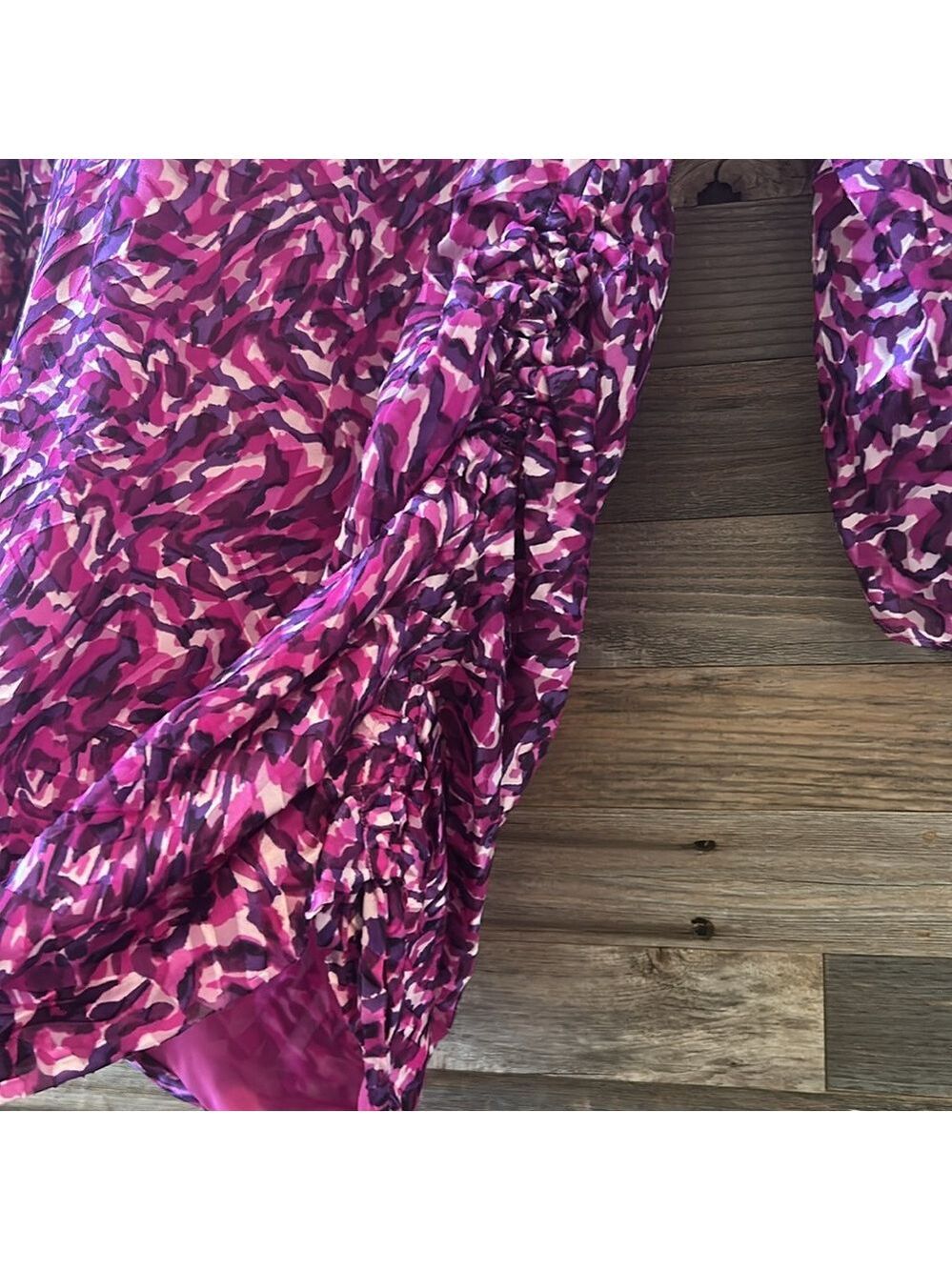 Ramy Brook Kamila Mini Dress Purple Print Size 4 NWT - Picture 5 of 13